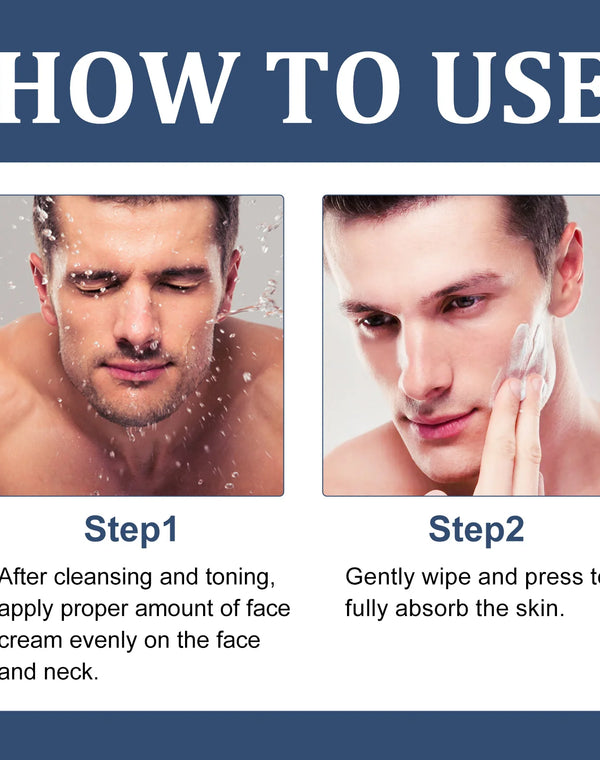 Men's Wrinkle Anti Aging Face Eye Cream Pure for Men Day Adults Male Nature Skin Care Kit Moisturizing Whitening Facial Cream