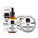 ENVISHA Beard Growth Oil & Cream – 30ml/60ml Jojoba-Infused Beard Treatment for Men