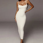 Sleeveless O-Neck Backless Summer Party Dress