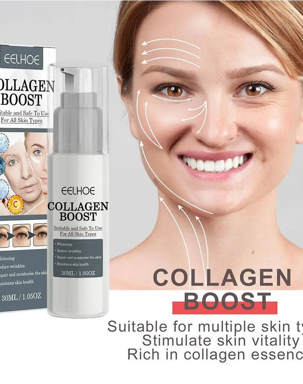 1/2pcs 30ml Collagen Boost Firming Essence Cream Fade fine lines Face brightening lightining Serum Cream skin care for women