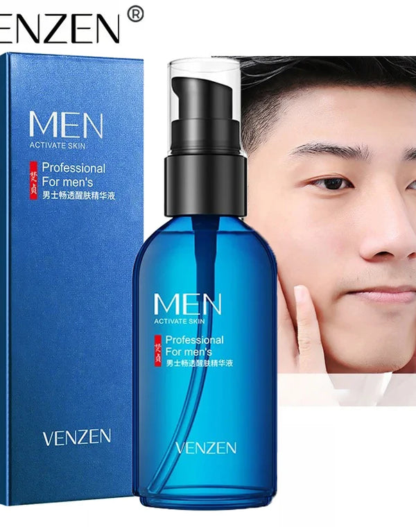 Arbutin Men Anti-Wrinkle Face Serum Oil Control Shrink Pores Essence Brighten Whitening Hyaluronic Moisturizing Skin Care 50ml