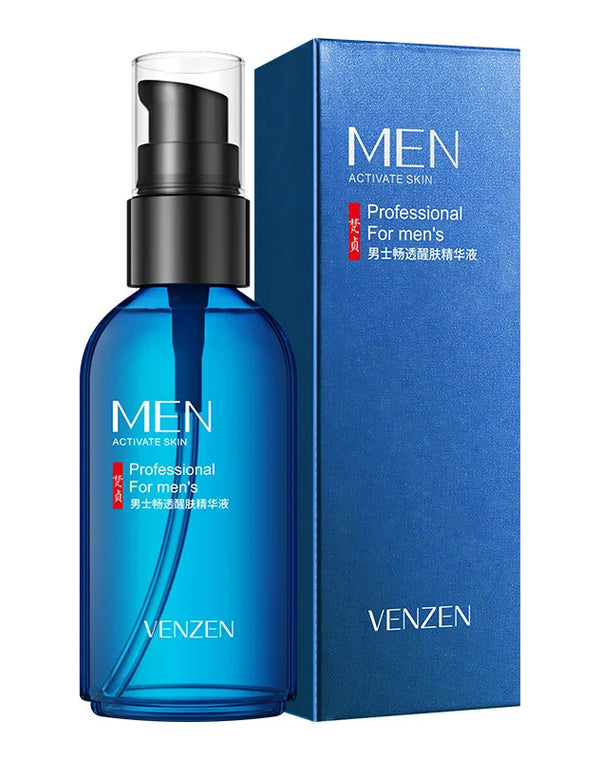Arbutin Men Anti-Wrinkle Face Serum Oil Control Shrink Pores Essence Brighten Whitening Hyaluronic Moisturizing Skin Care 50ml