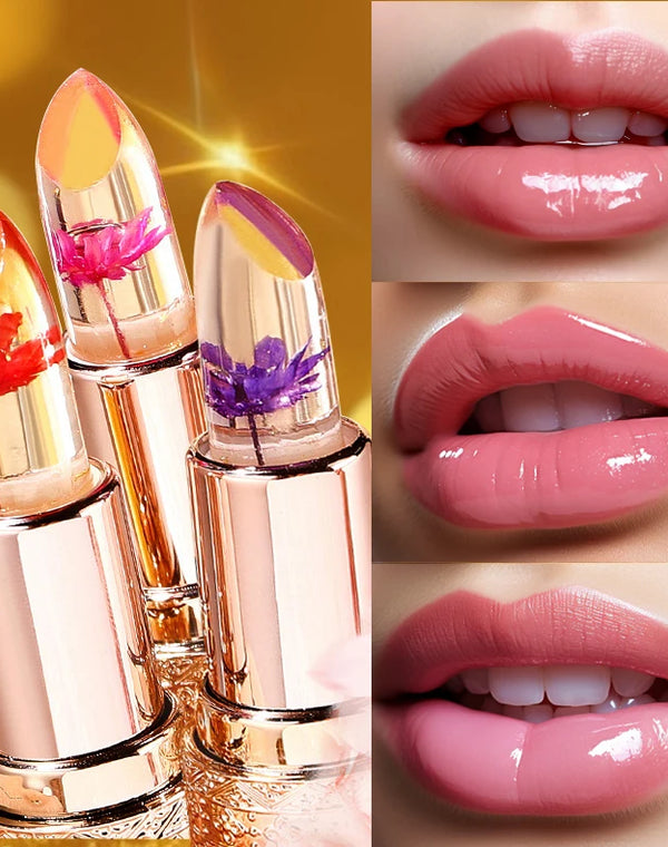 Nature-Inspired Color-Changing Lip Balm - Moisturizing, Long-Lasting, Temperature-Sensitive Paste for All Skin Types