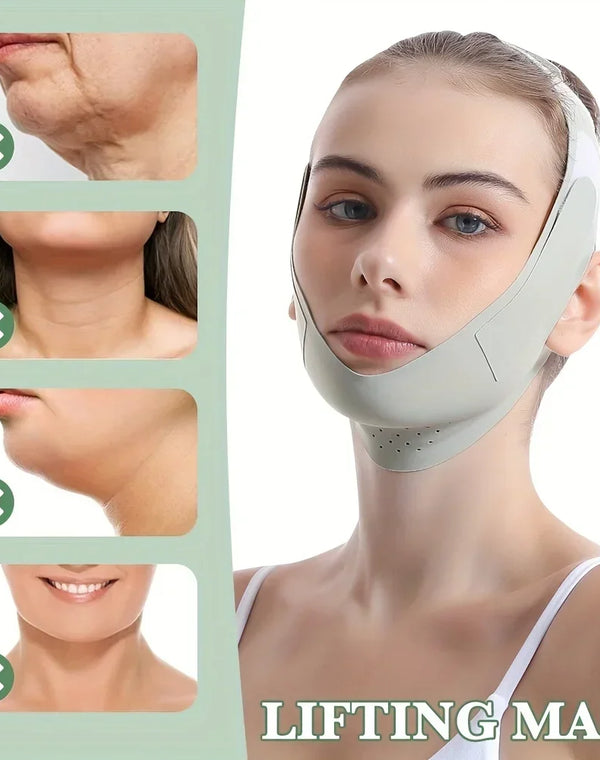 Reusable Face Slimming Bandage V Line Face Shaper Chin Cheek Lift Up Belt Facial Massage Strap Women Beauty Face Skin Care Tools