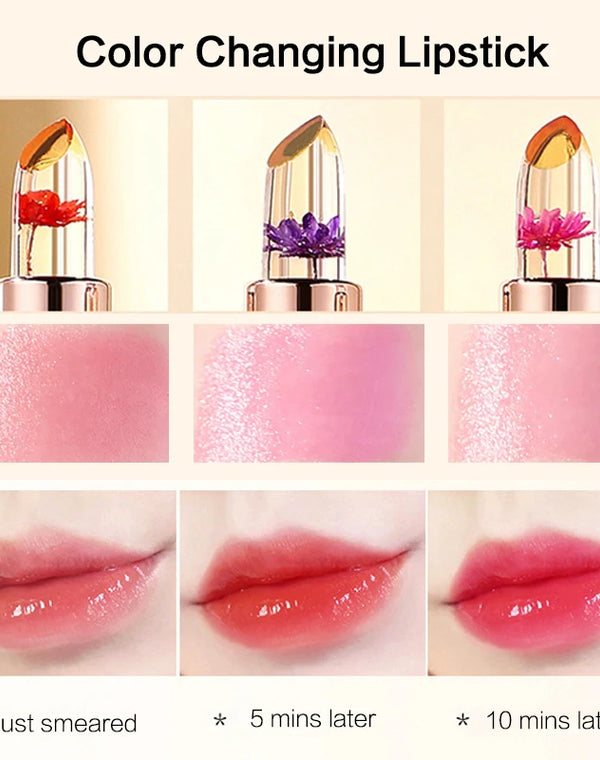 Nature-Inspired Color-Changing Lip Balm - Moisturizing, Long-Lasting, Temperature-Sensitive Paste for All Skin Types