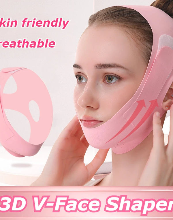 Reusable Face Slimming Bandage V Line Face Shaper Chin Cheek Lift Up Belt Facial Massage Strap Women Beauty Face Skin Care Tools