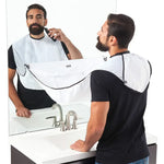 Men’s Beard Shaving Apron & Hair Catcher Bib – No-Mess Grooming Cape for Sink & Mirror