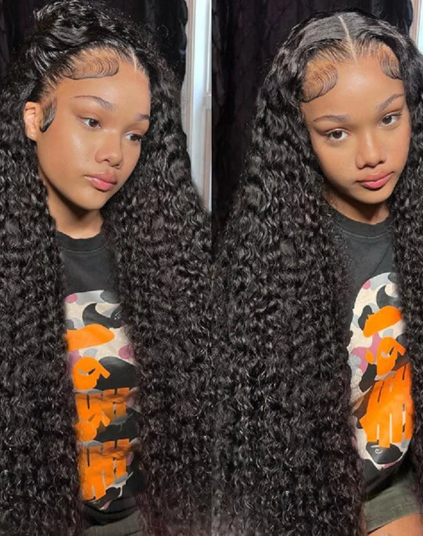 13x4 Hd Kinky Curly Lace Frontal Human Hair Wig