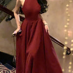 Elegant Sleeveless A-Line Midi Dress