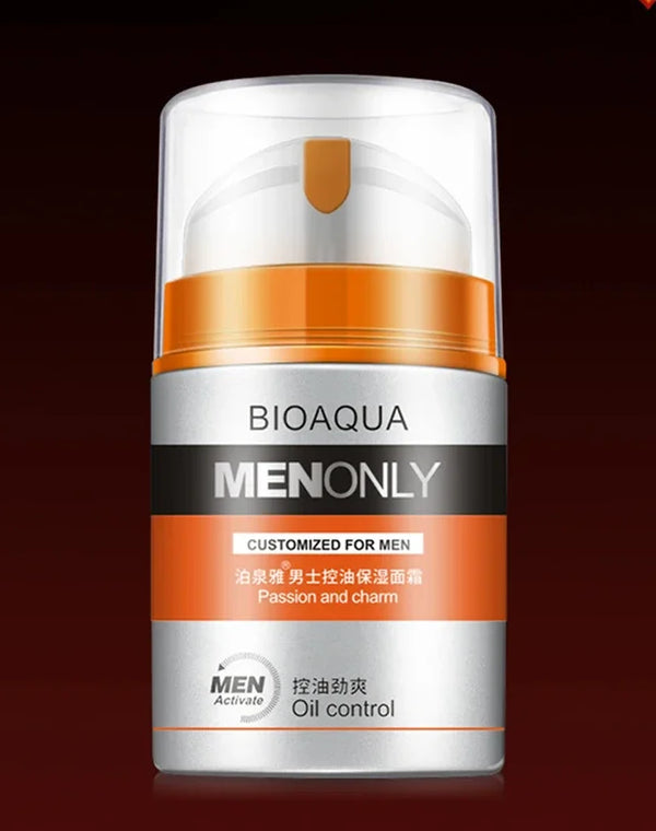 BIOAQUA Skin Care Men Deep Moisturizing Oil-control Face Cream Hydrating Anti-Aging Anti Wrinkle Whitening Day Cream 50g
