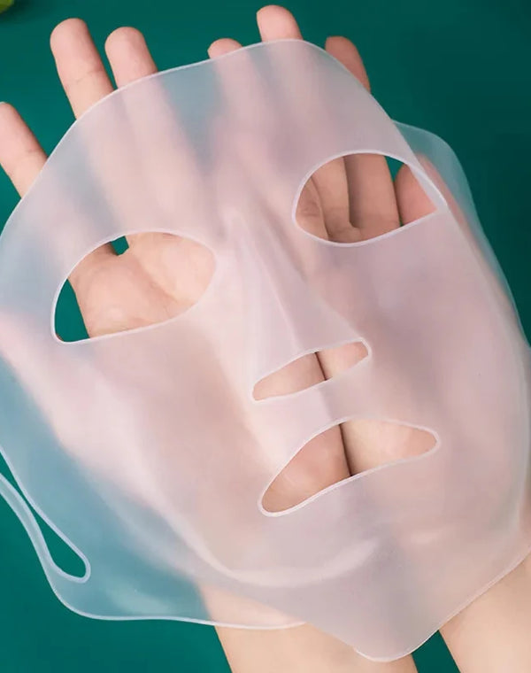 3D Silicone Mask Face Women Skin Care Tool Hanging Ear Face Mask Gel Sheet Reusable Lifting Anti Wrinkle Firming Ear Fixed Tools