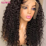 13x4 Hd Kinky Curly Lace Frontal Human Hair Wig
