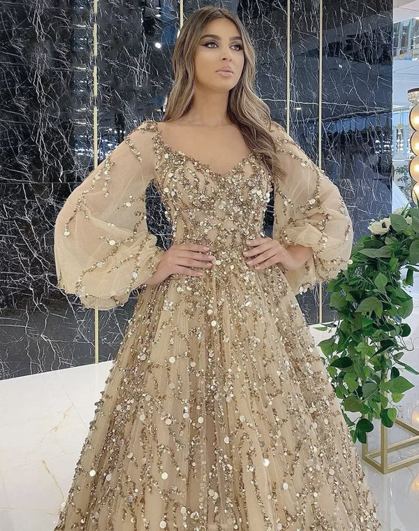 Floor-Length Formal Evening Gown for Women