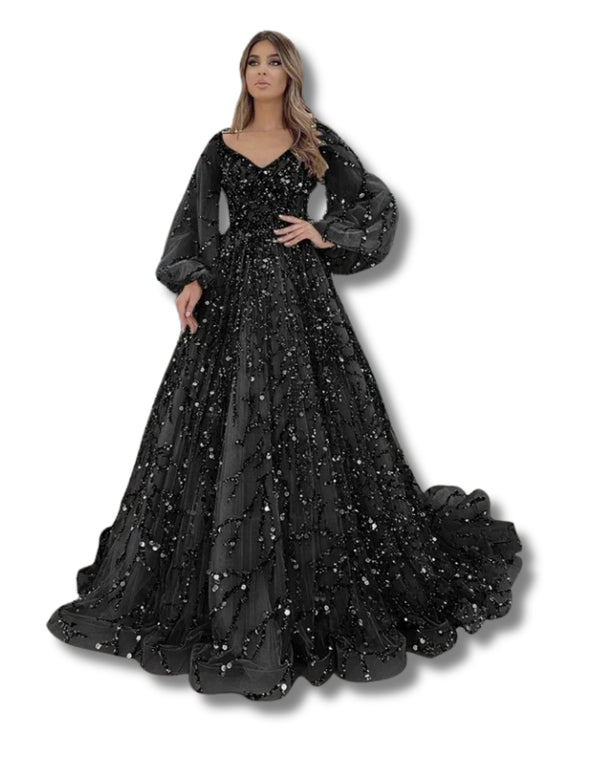 Floor-Length Formal Evening Gown for Women